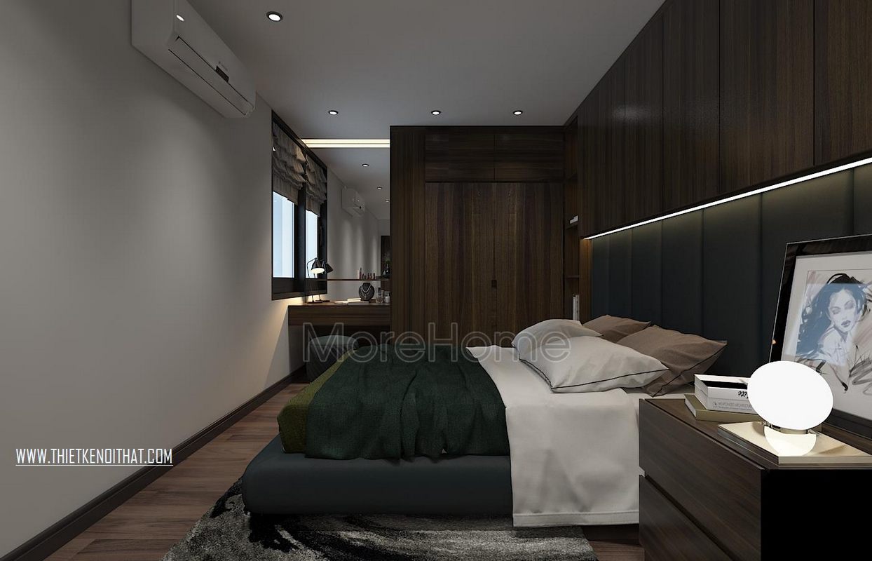 Thiết kế nội thất hiện đại tại chung cư Ngoại Giao Đoàn, HN